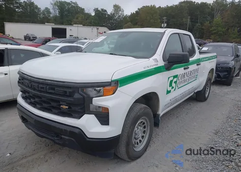 2023 Chevrolet Silverado 1500 4Wd Standard Bed Wt from USA, damaged, VIN 1GCRDAED8PZ142227